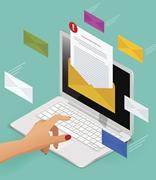 电子邮件更适合于我们以前使用Internet进行登录和注销
