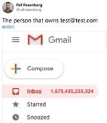他收到了1.6万亿封电子邮件！