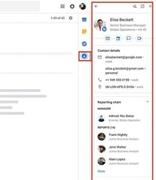 Gmail侧边栏新增联系人标签 可快速查看办公位置、邮件历史等信息