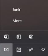 微软正在Windows 10邮件应用侧边栏中添加新应用快捷方式