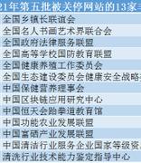 注意！中国区块链应用研究中心等13家非法社会组织网站被关停