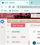 Outlook.com PWA现可被设置为默认的邮件应用程序